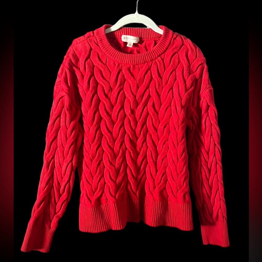 Philosophy Republic red sweater - Picture 1 of 3